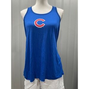Chicago Cubs Womens Blue Tank Top Genuine Merchandise MLB Baseball‎ Size L